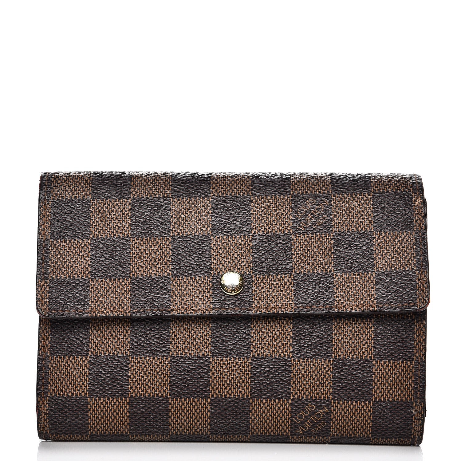 Louis Vuitton Damier Ebene Porte Tresor Etui Papier Wallet 1 of 15