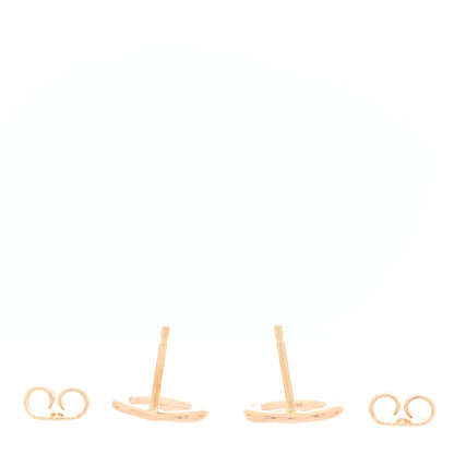 Tiffany 18K Rose Gold 11mm Elsa Peretti Open Heart Earrings 2 of 3