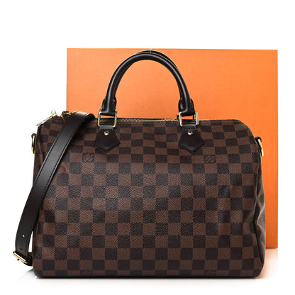 Louis Vuitton Damier Ebene Speedy Bandouliere 30 8 of 8