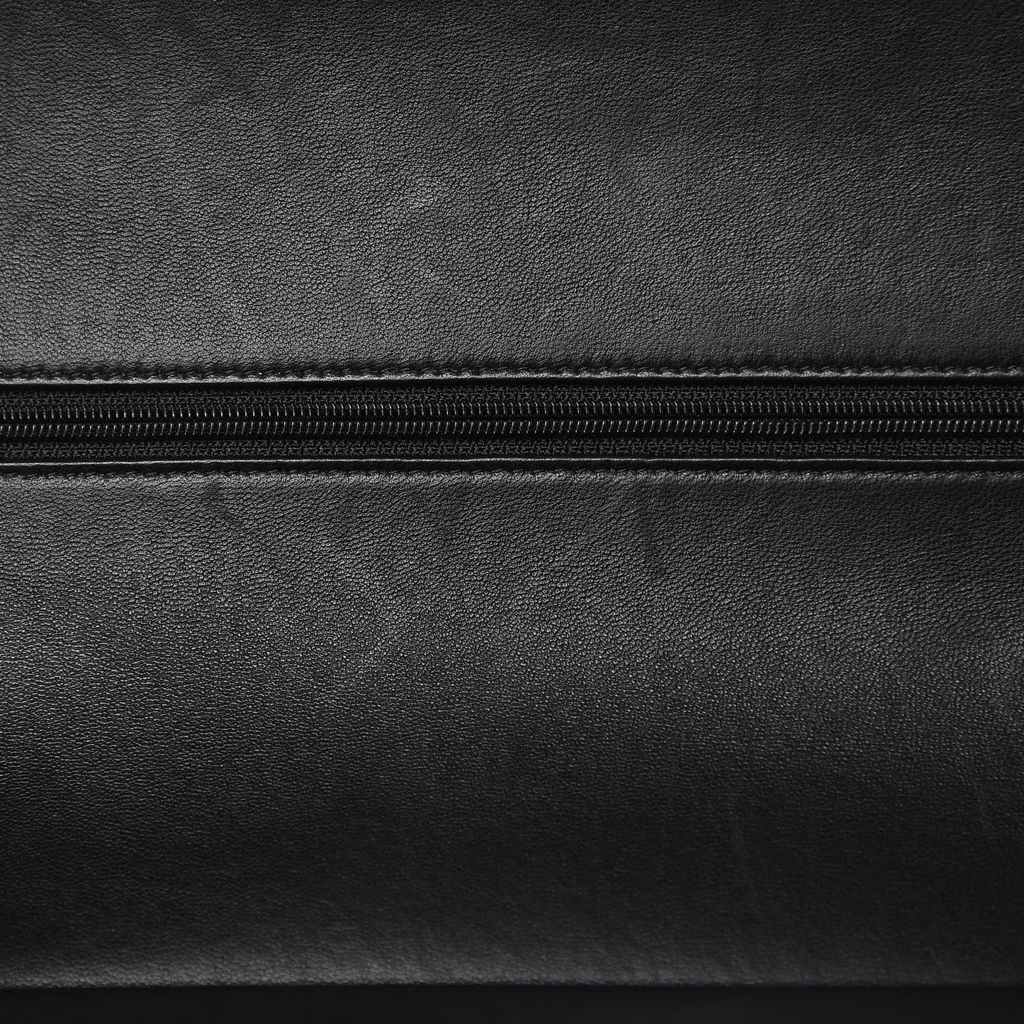 Lambskin Quilted Jumbo Double Flap Black