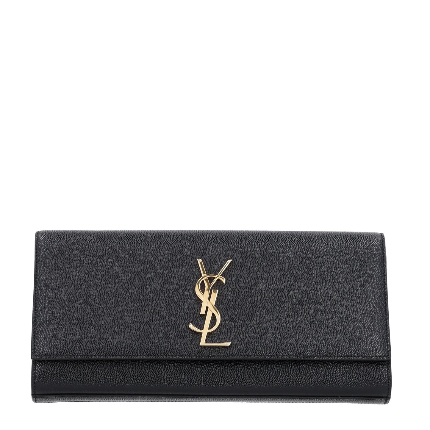 Grain De Poudre Monogram Cassandre Clutch Black