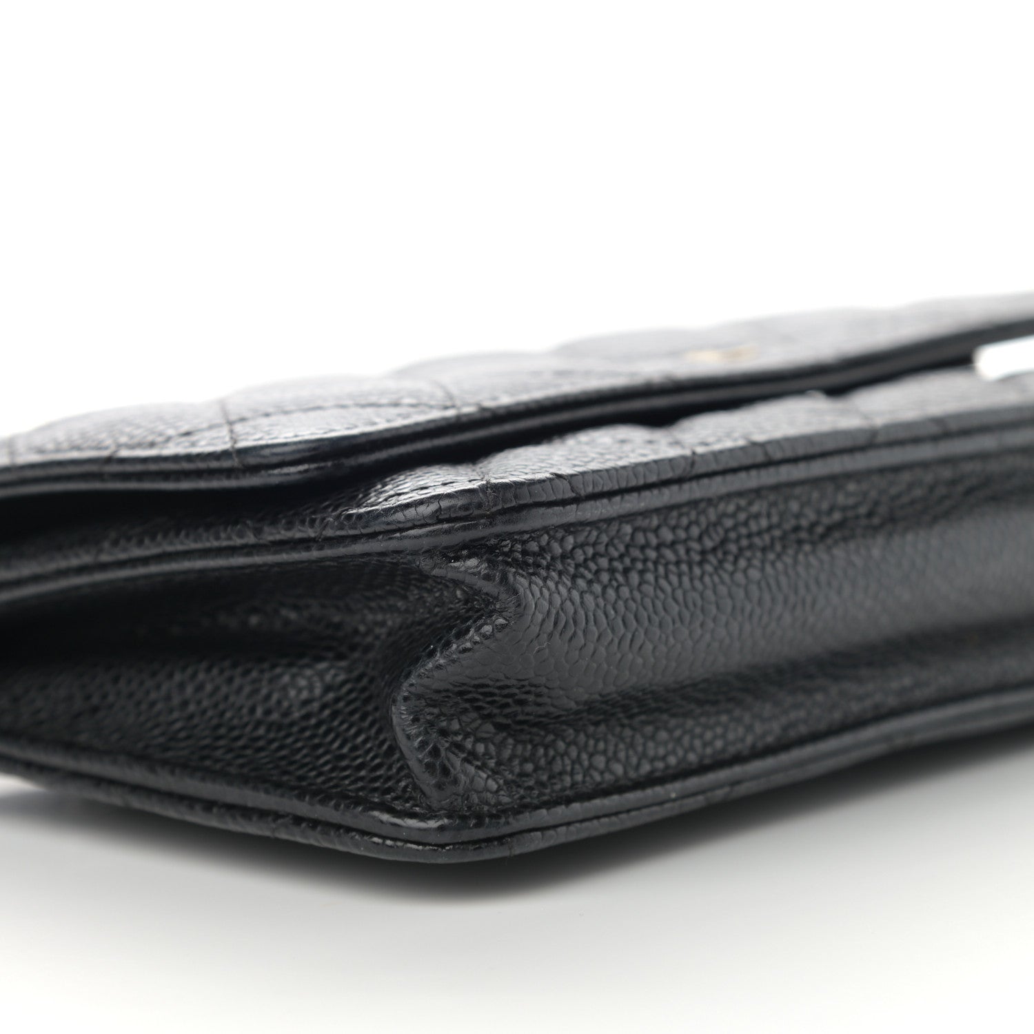 Chanel Caviar Quilted Wallet On Chain WOC Black 10 of 12