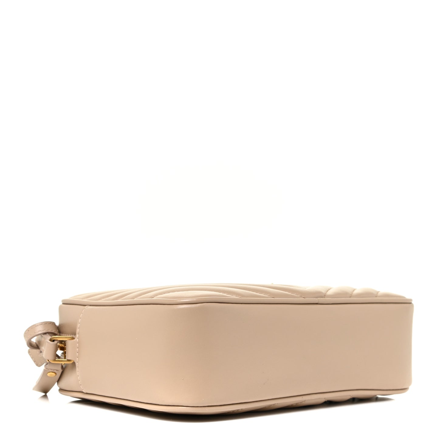 Calfskin Matelasse Monogram Lou Camera Bag Ivory Natural