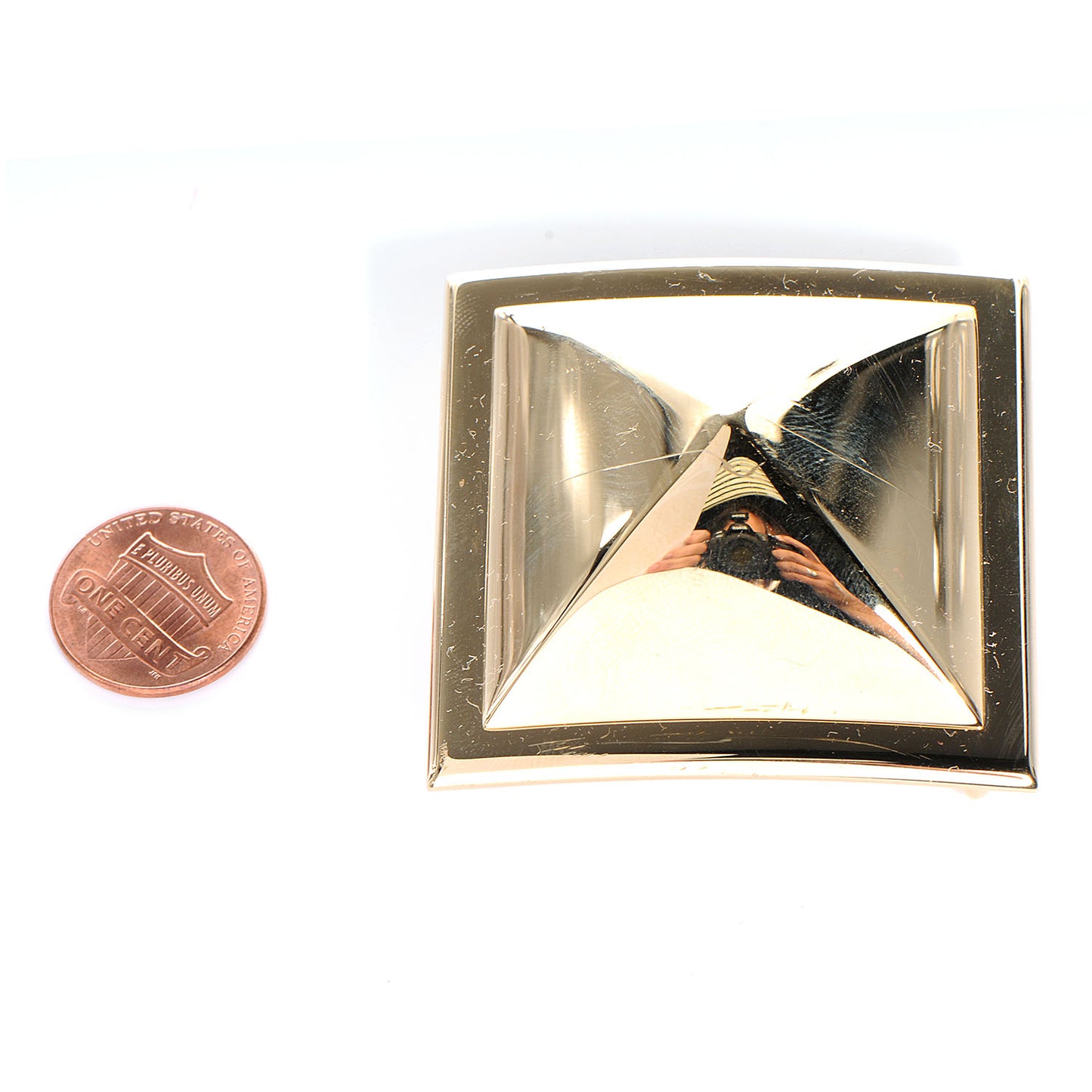 Clou de Paris 32mm Belt Buckle Gold