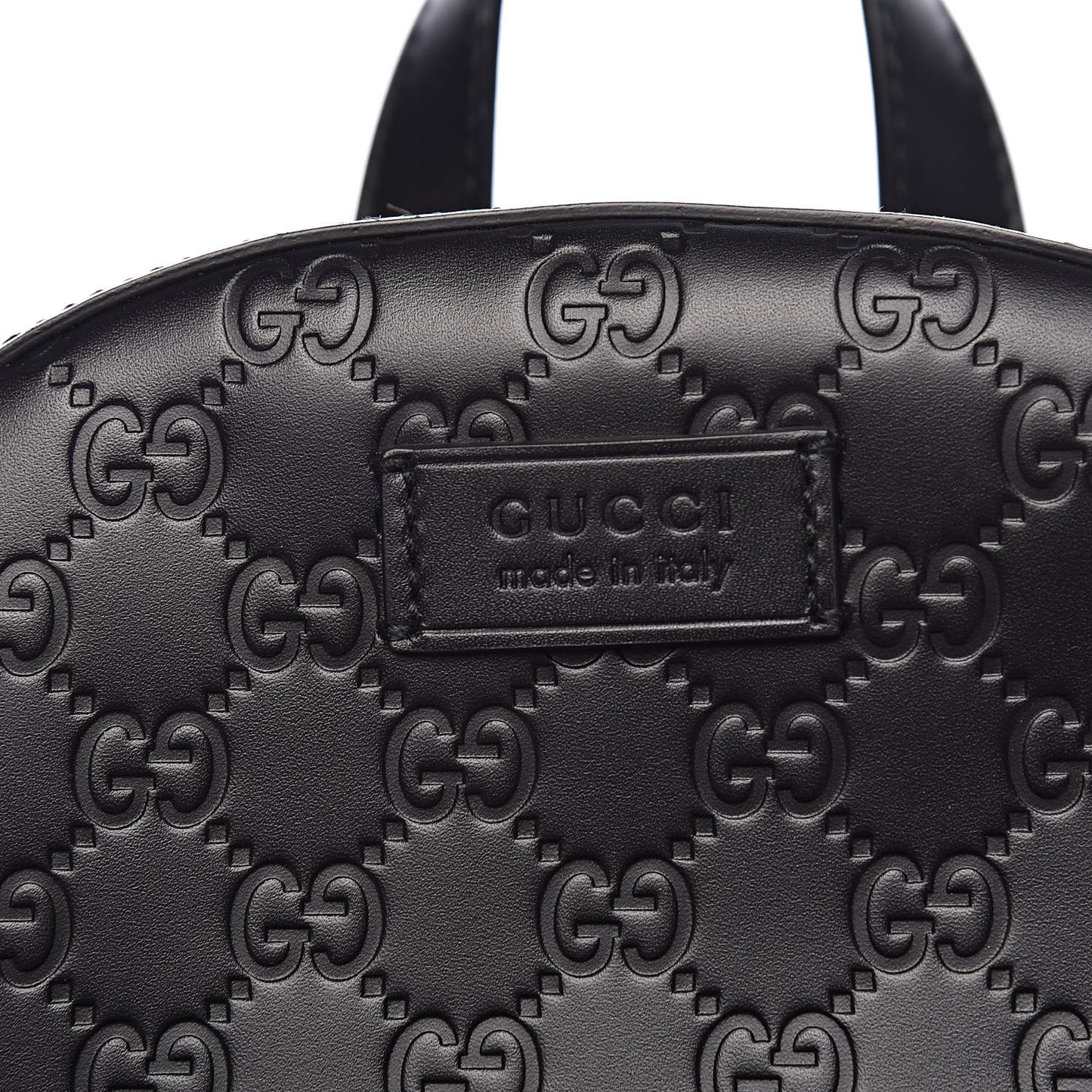 Guccissima Signature Small Day Backpack Black