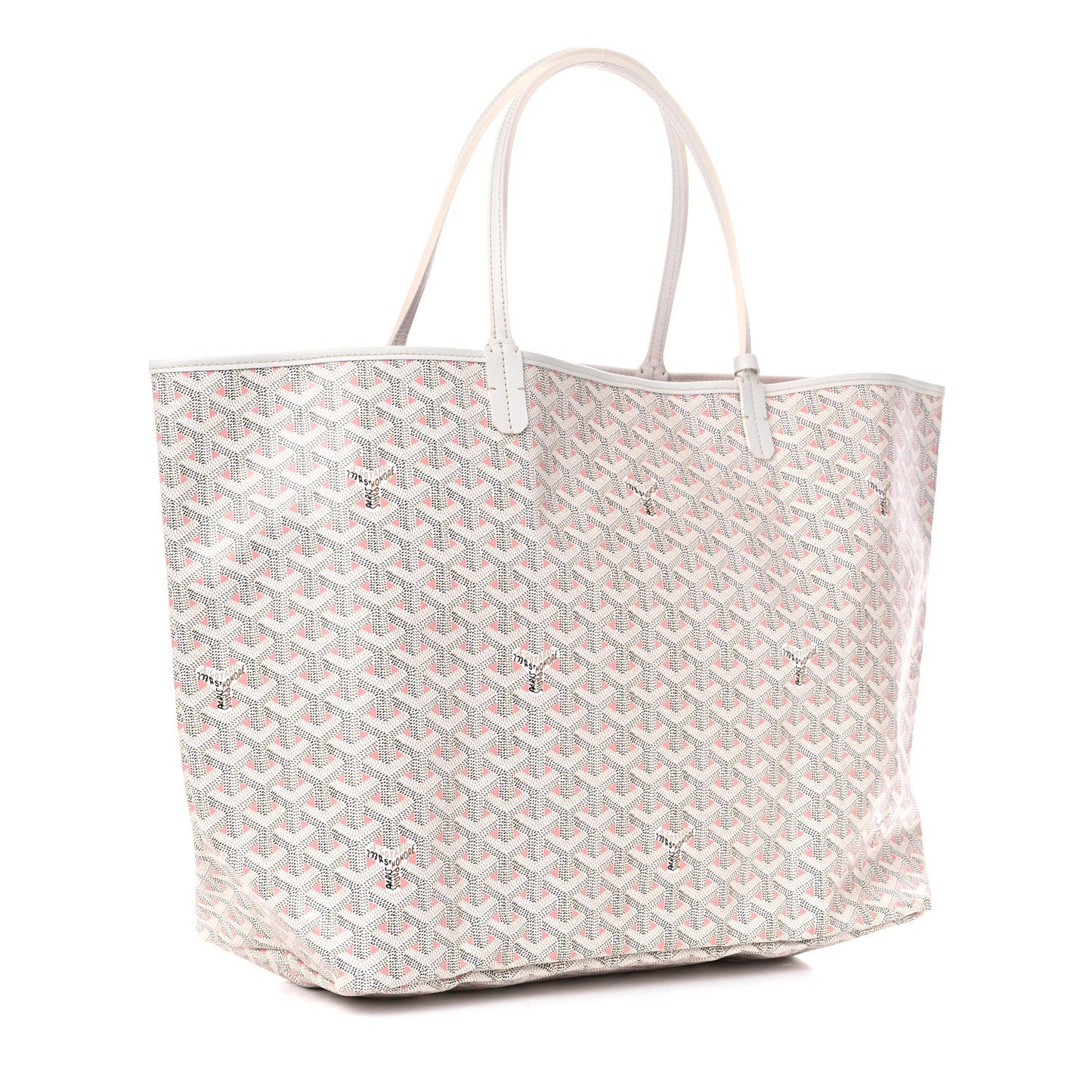 Goyardine Saint Louis Claire Voie GM White Pink