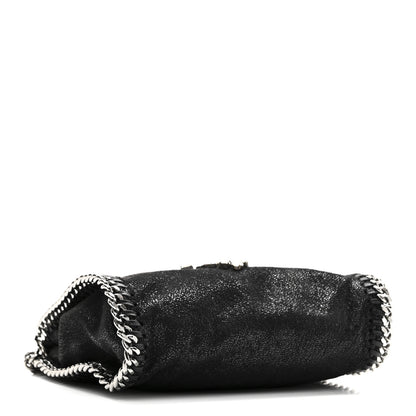 Stella McCartney Shaggy Deer Crystal Stones Heart Tiny Falabella Tote Black 4 of 9