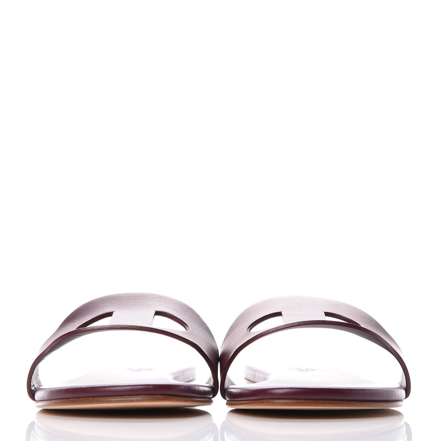 Calfskin Lisboa Sandals 35 Bordeaux