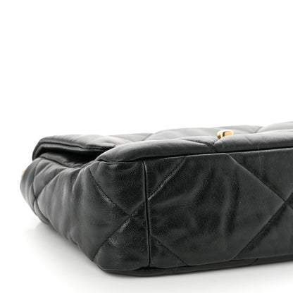 Chanel Goatskin Quilted Medium Chanel 19 Flap Black 9 of 10