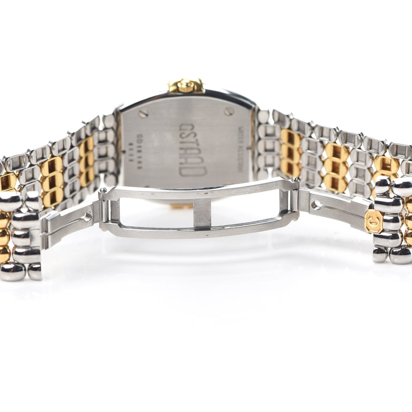 Stainless Steel 18K Yellow Gold 32mm Gstaad Quartz Watch