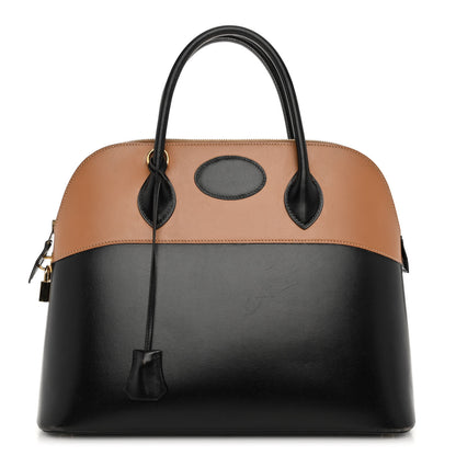 Hermes Box Chamonix Bi-Color Bolide 35 Natural Black 1 of 8