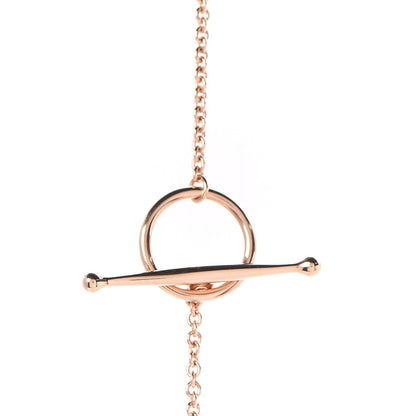 Hermes 18K Rose Gold Filet d'Or Long Necklace Small 5 of 8