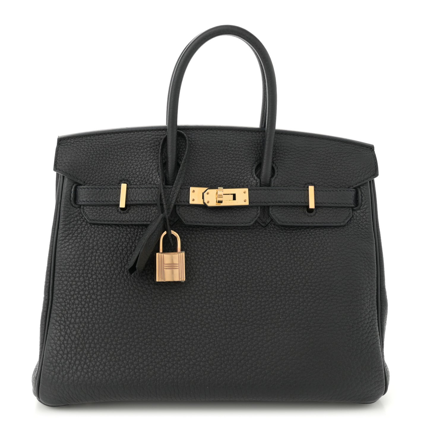 Taurillon Clemence Birkin 25 Etain Black