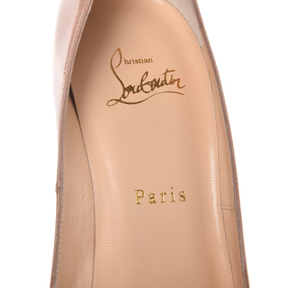 Christian Louboutin Patent New Very Prive 120 Pumps 38 Nude 7 of 7
