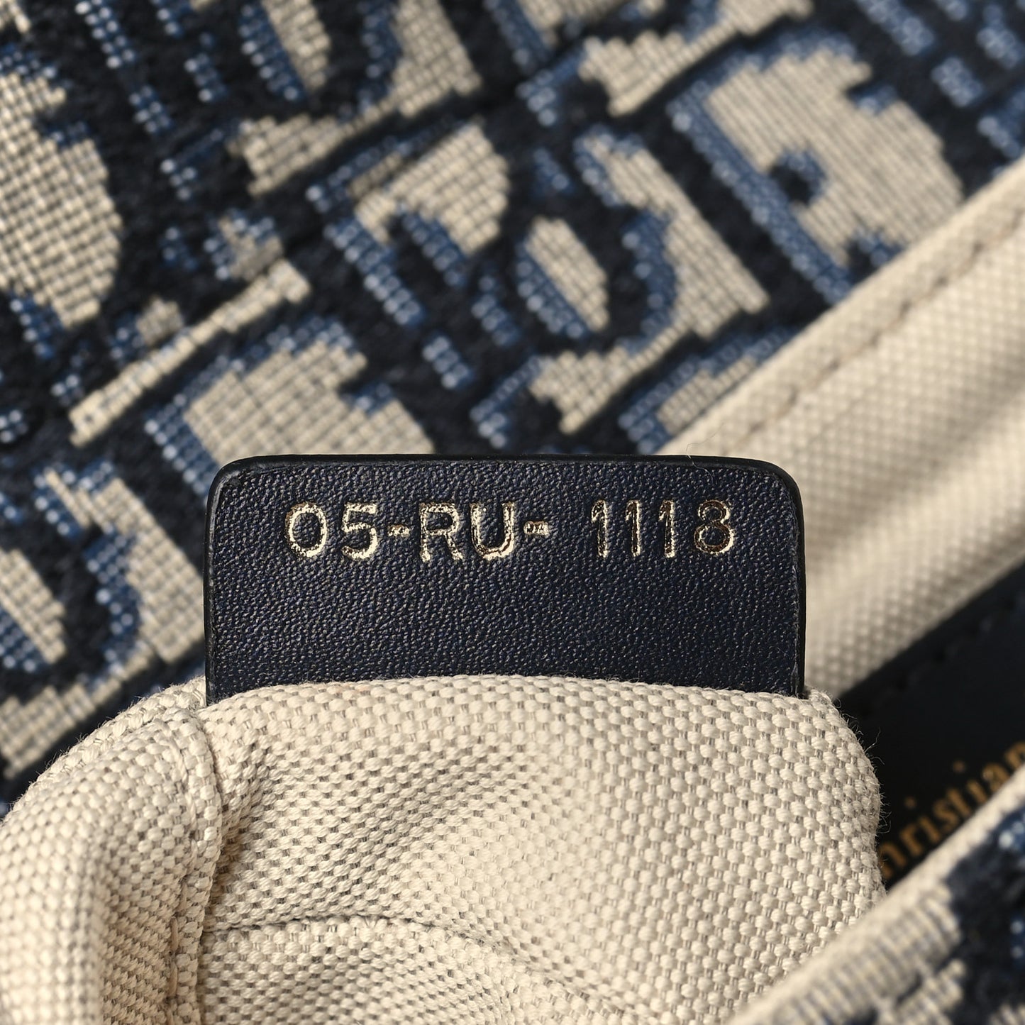 Oblique Mini Saddle Bag Blue