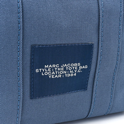 Marc Jacobs Cotton Canvas Mini The Tote Bag Blue Shadow Multicolor 7 of 11