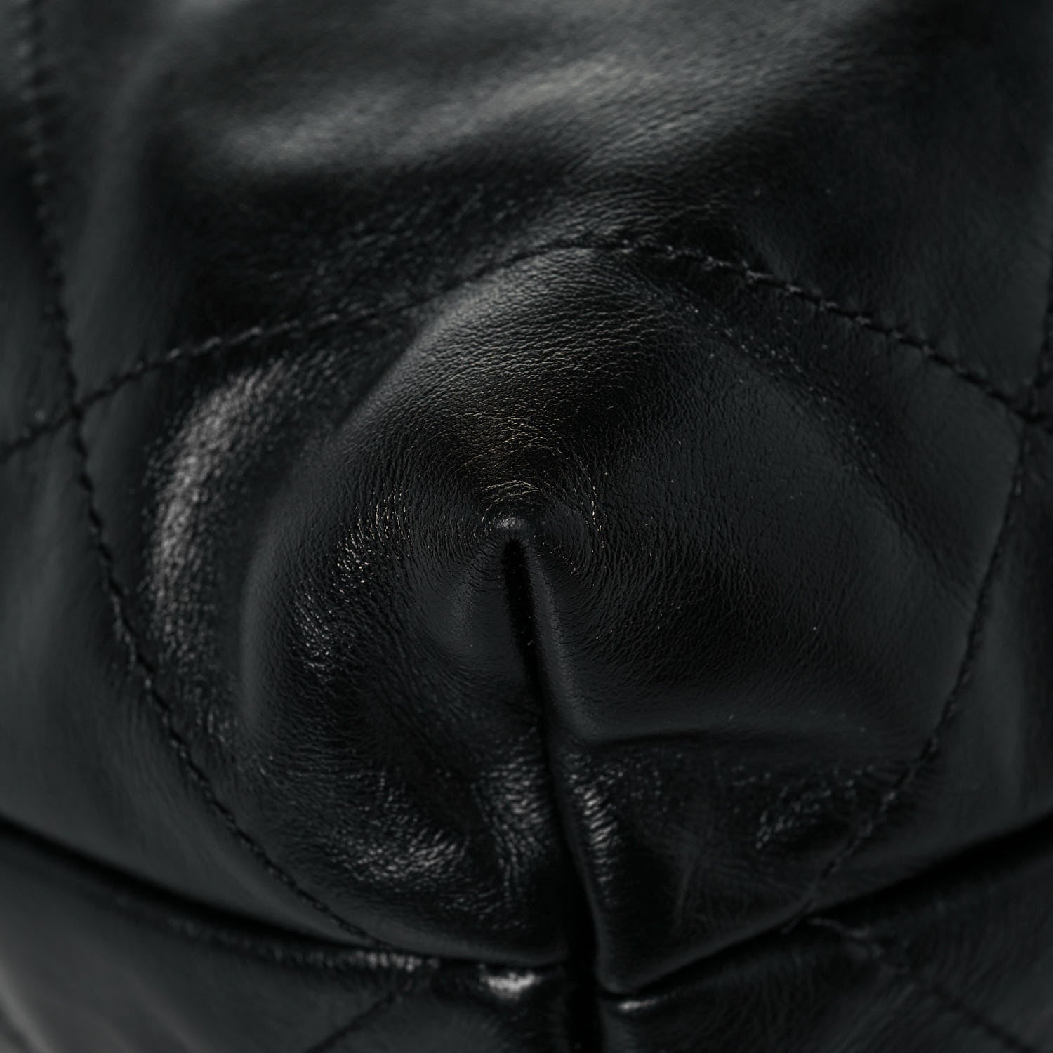 Chanel Shiny Calfskin Quilted Small Chanel 22 Black 11 of 12