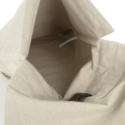 Hermes Natural Barenia Toile Grooming Bag 6 of 8