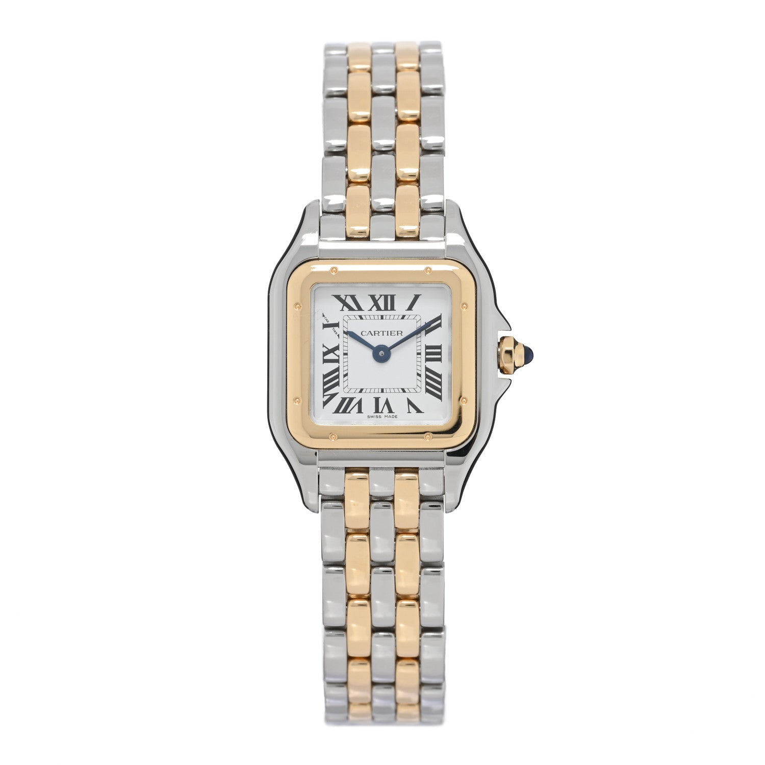 Cartier Stainless Steel 18K Yellow Gold 22mm Panthere Quartz Watch 1 of 5