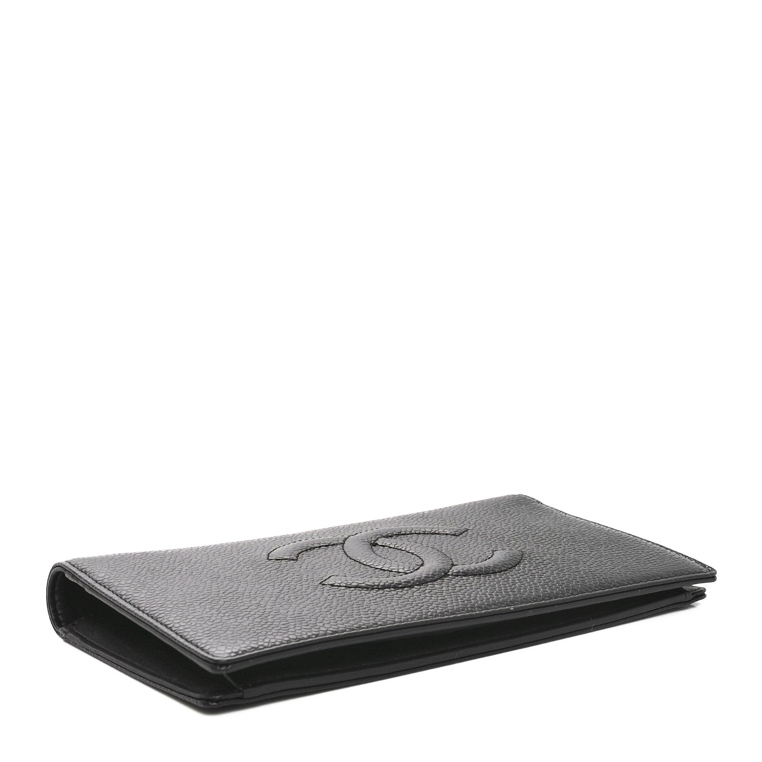 Chanel Caviar Timeless CC Yen Wallet Black 4 of 10