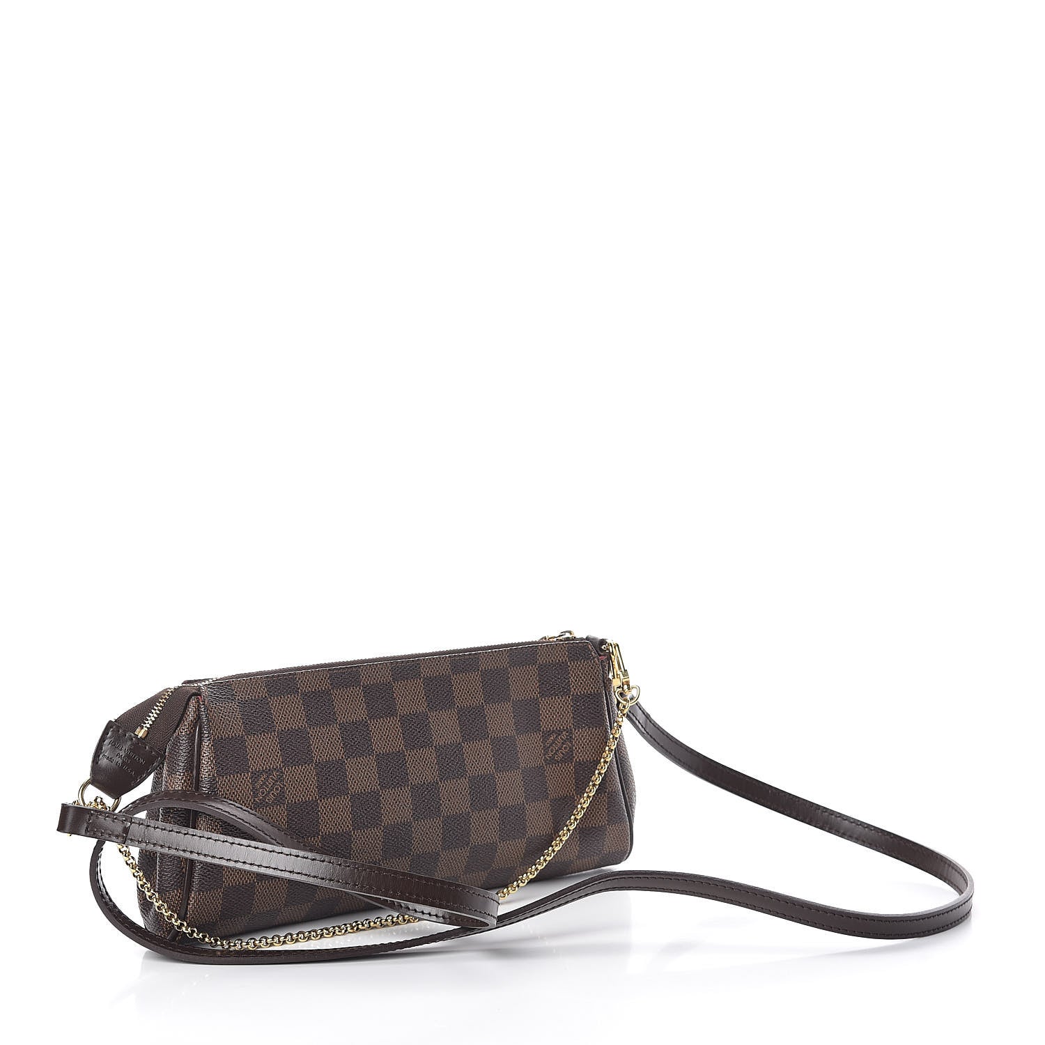 Louis Vuitton Damier Ebene Eva Clutch 3 of 9