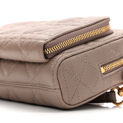 Christian Dior Supple Calfskin Caro Double Pouch Warm Taupe 9 of 9