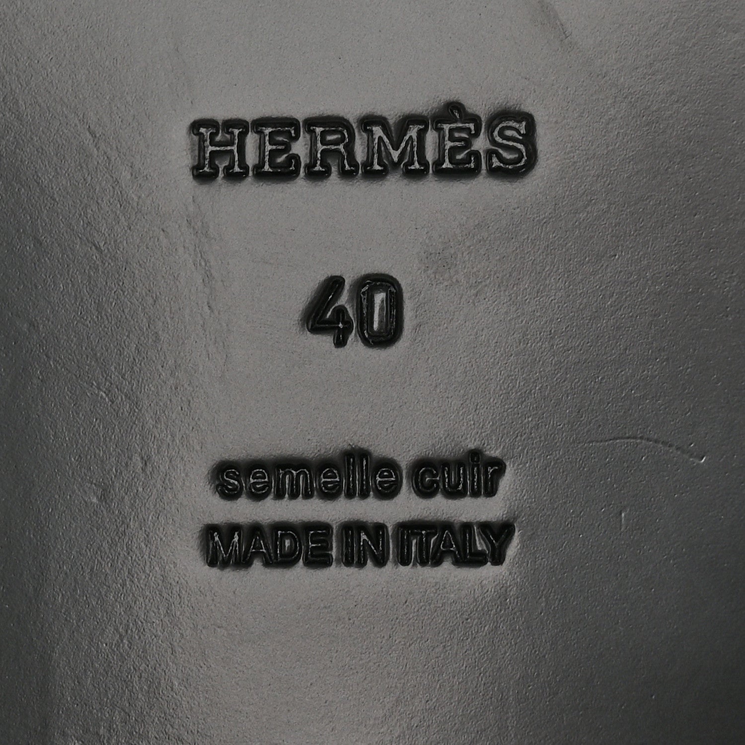 Hermes Calfskin Iota Mules 40 Black 6 of 14