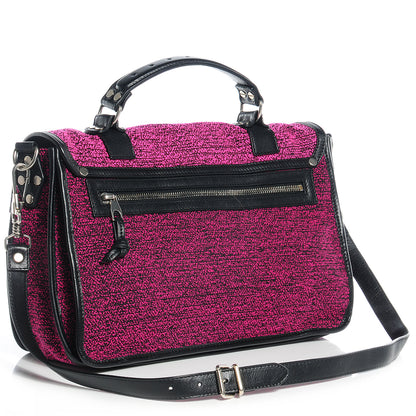 Proenza Schouler Tweed Leather PS1 Medium Satchel Pink 4 of 11