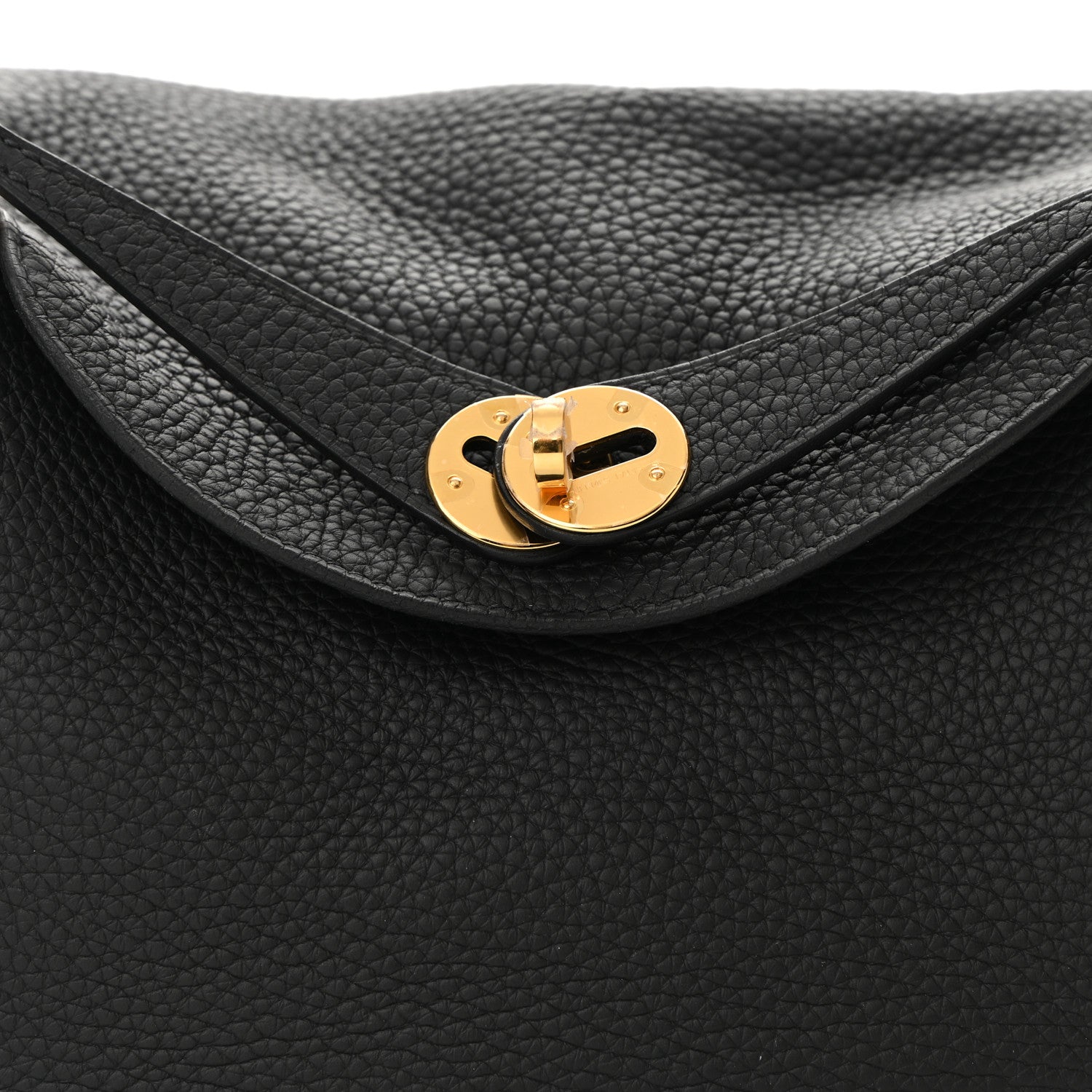 Hermes Taurillon Clemence Lindy 26 Black 8 of 10