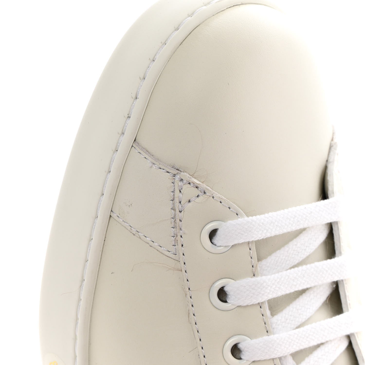 Gucci Calfskin Wool Web Bee Embroidered Mens Ace Sneakers 8.5 White 11 of 12