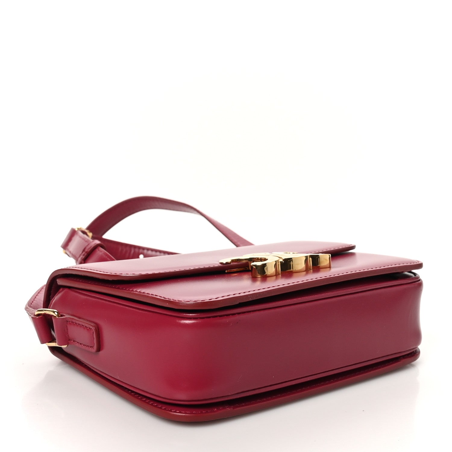 Celine Shiny Calfskin Teen Triomphe Carmin 4 of 9