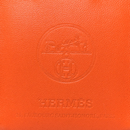 Hermes Milo Lambskin Swift Shopping Bag Charm Feu Gold 3 of 3