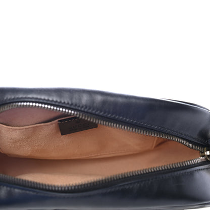 Gucci Calfskin Matelasse Small GG Marmont Chain Shoulder Bag Black 4 of 4