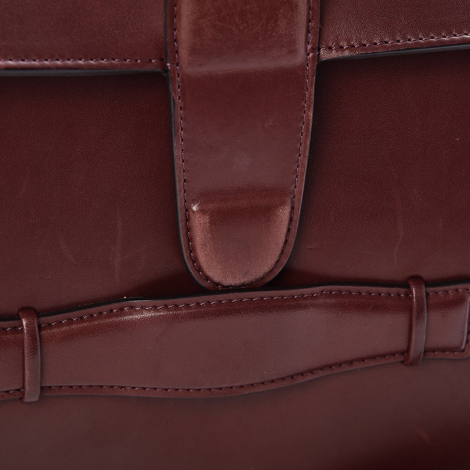 Celine Natural Calfskin Medium Symmetrical Bag Burgundy 10 of 10