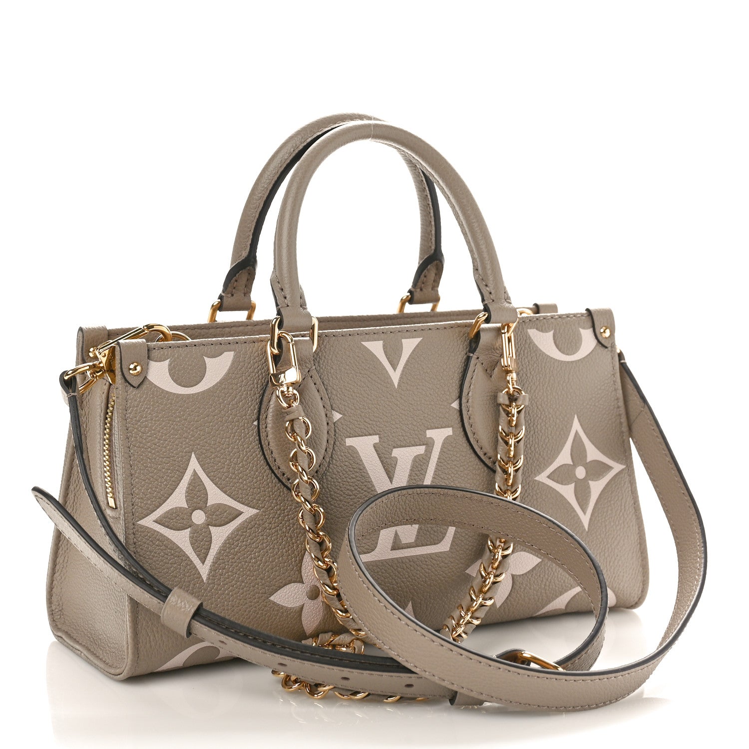 Louis Vuitton Empreinte OnTheGo East West Dove Cream 2 of 8
