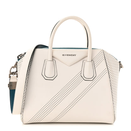 Givenchy Lambskin Perforated Small Antigona White 1 of 14