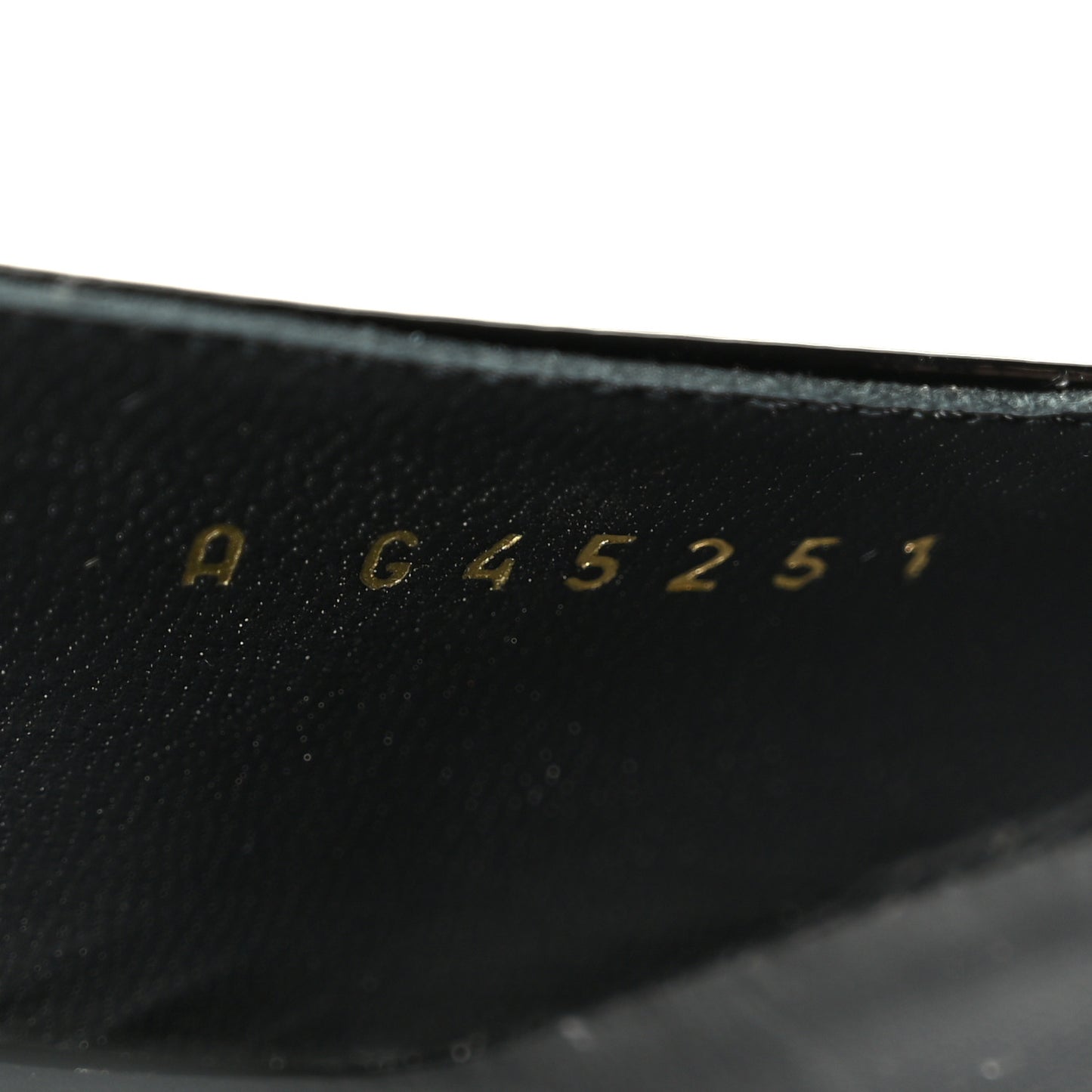 Patent Calfskin Cap Toe CC Slingback Pumps 36 Black