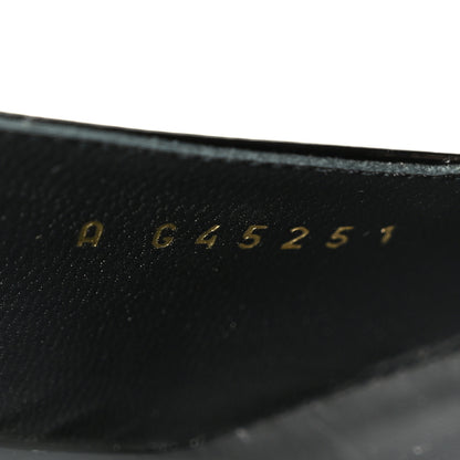 Chanel Patent Calfskin Cap Toe CC Slingback Pumps 36 Black 9 of 9