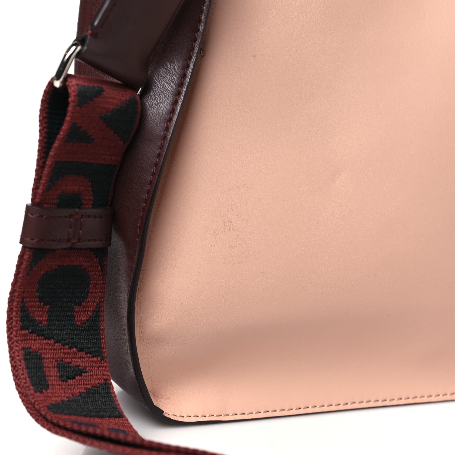 Stella McCartney Eco Alter Nappa Perforated Logo Mini Crossbody Blush Brown 10 of 10