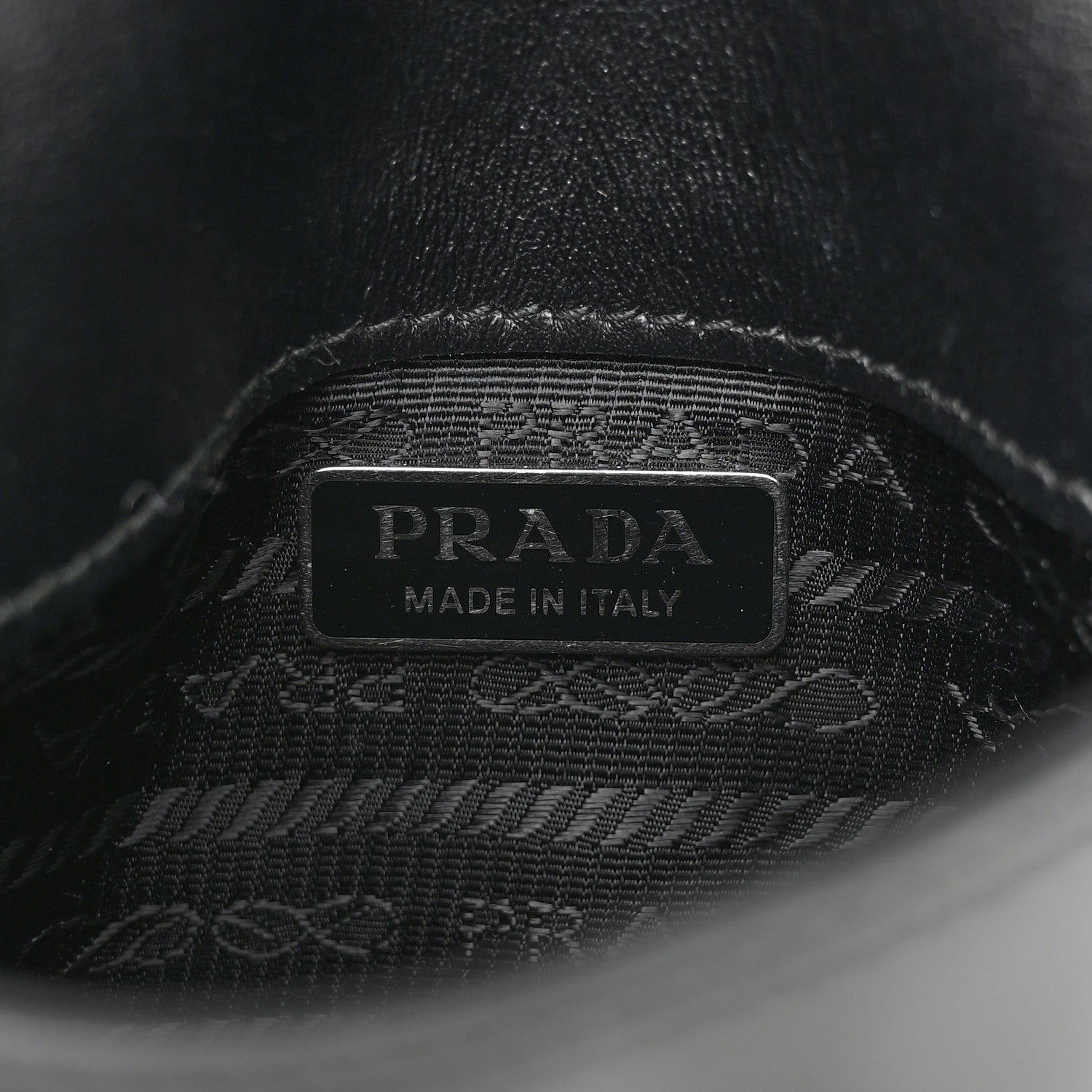 Prada Spazzolato Mini Cleo Flap Adjustable Strap Shoulder Bag Black 6 of 13