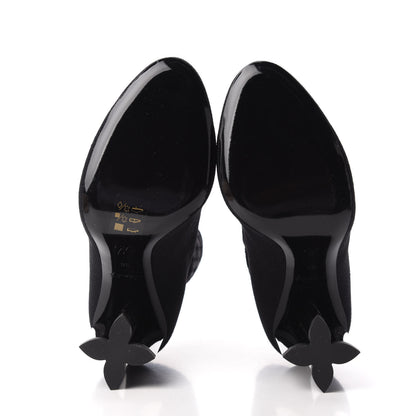 Louis Vuitton Stretch Fabric New Wave Silhouette Ankle Boots 38 Black 5 of 7