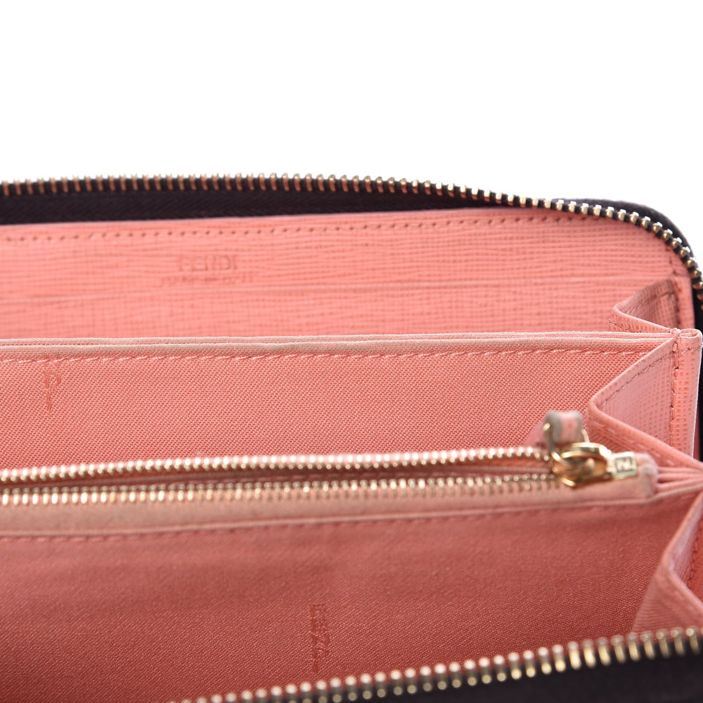 Zucca Spalmati Saint Bamboline Zip Around Wallet Tobacco