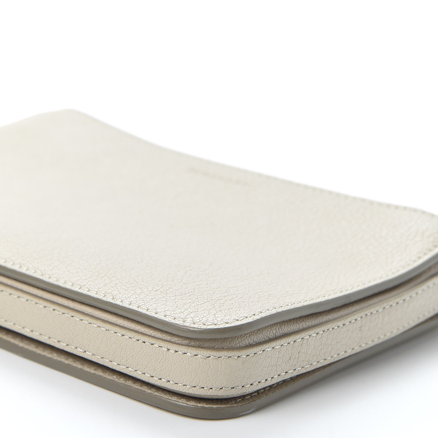 Burberry Grainy Goatskin Penhurst D-Ring Triple Zip Crossbody Bag Beige 6 of 9