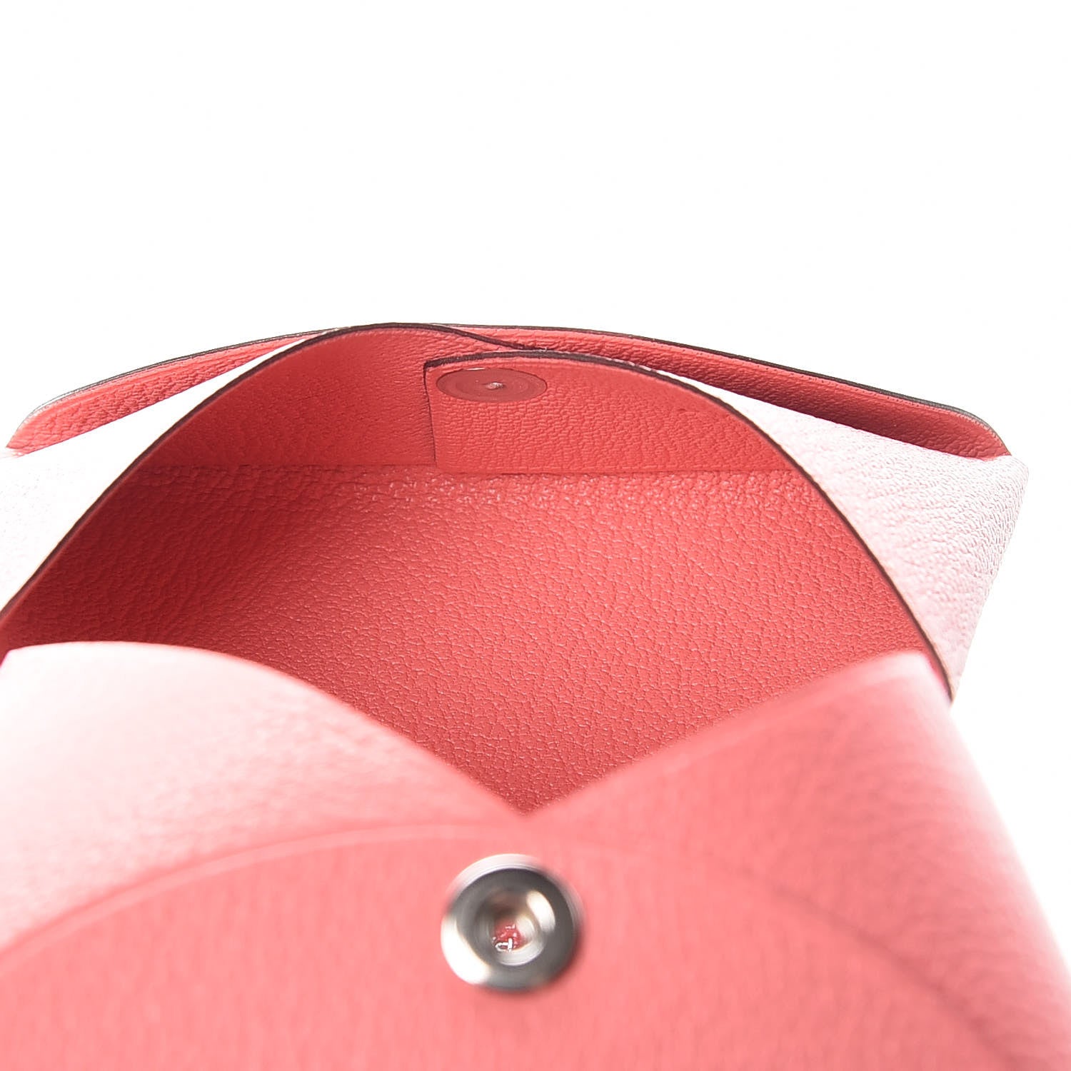 Hermes Chevre Mysore Calvi Card Case Rose Lipstick 5 of 8