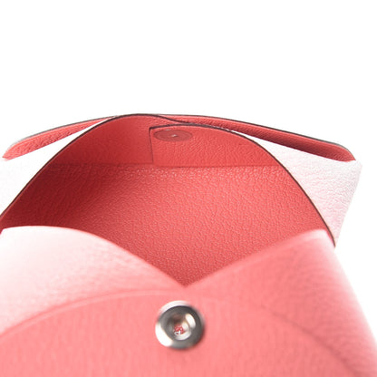 Hermes Chevre Mysore Calvi Card Case Rose Lipstick 5 of 8