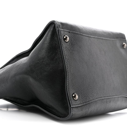 Prada Glace Calf Twin Pocket Tote Black 14 of 25