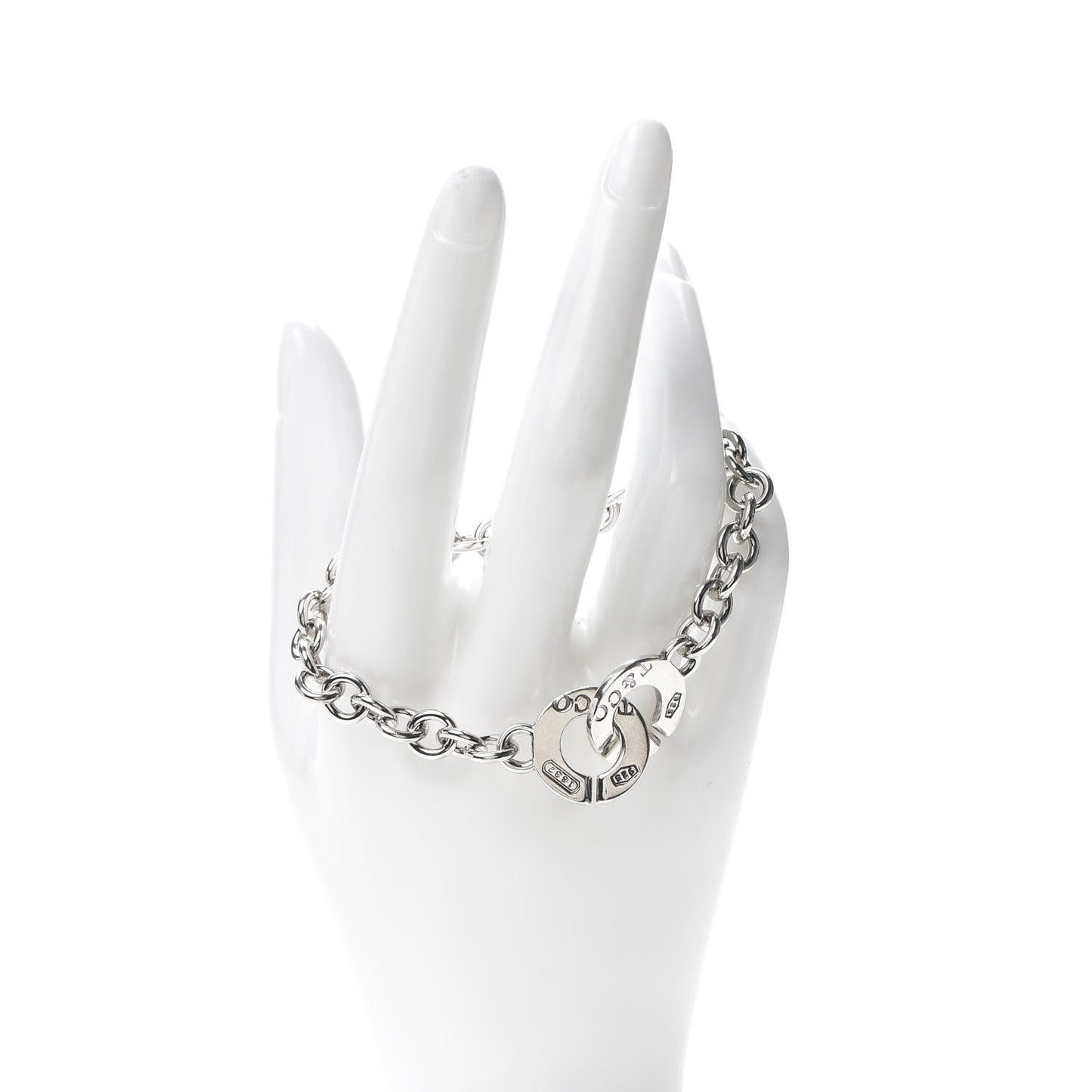 Sterling Silver 1837 Circle Clasp Bracelet
