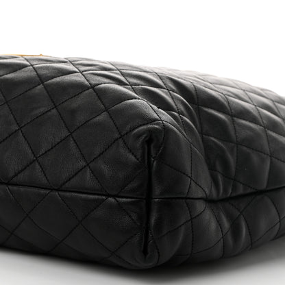 Saint Laurent Lambskin Quilted Maxi Icare Shopping Tote Black 11 of 12