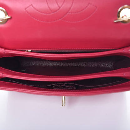 Chanel Lambskin Quilted Small Trendy CC Flap Dual Handle Bag Pink 6 of 9