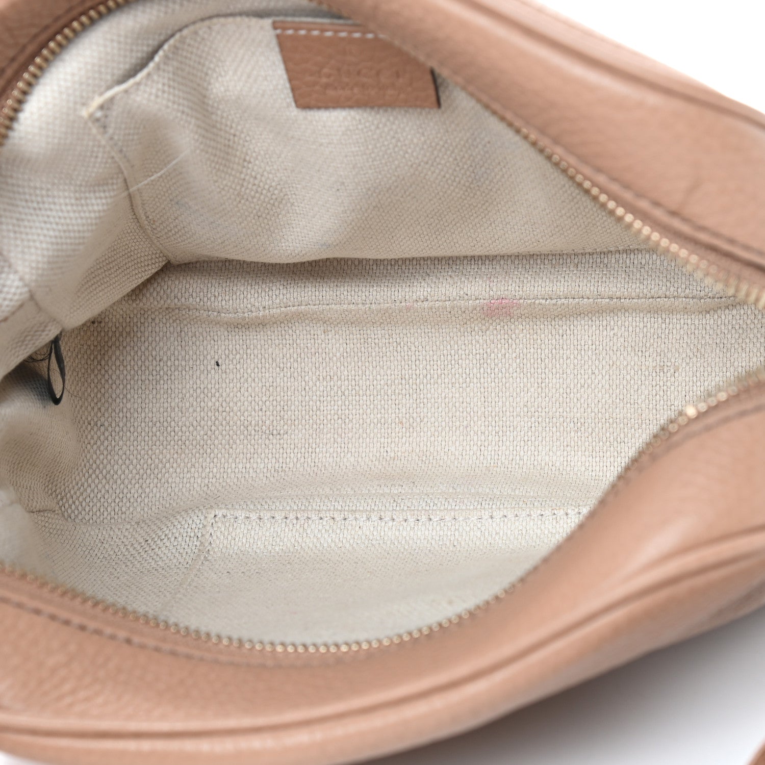 Gucci Pebbled Calfskin Small Soho Disco Bag Rose Beige 5 of 9